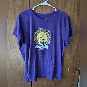 Life Is Good Ive Got Sunshine Crusher Lite T Shirt | Womens XL